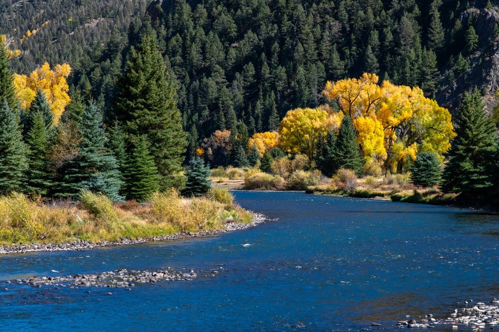 Fall on the Rio Grande River