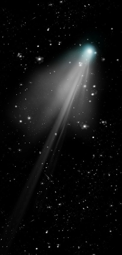 The Star (As a comet) Enlarged.
