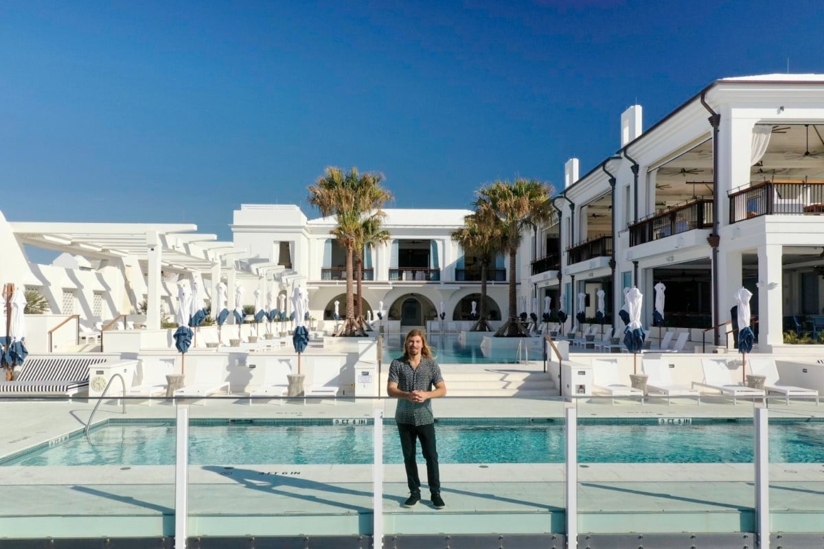 What is it like inside the stunning beach club at alys beach on 30a