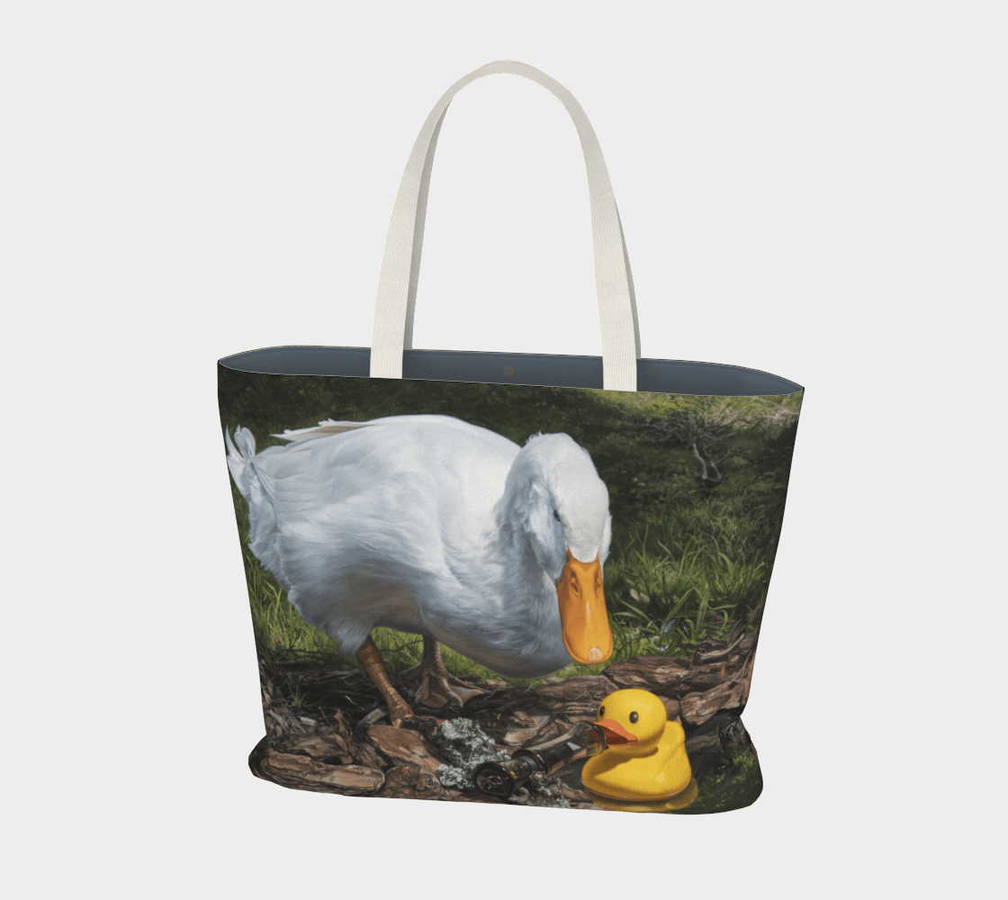 "If It Looks Like a Duck. . ." Large Tote