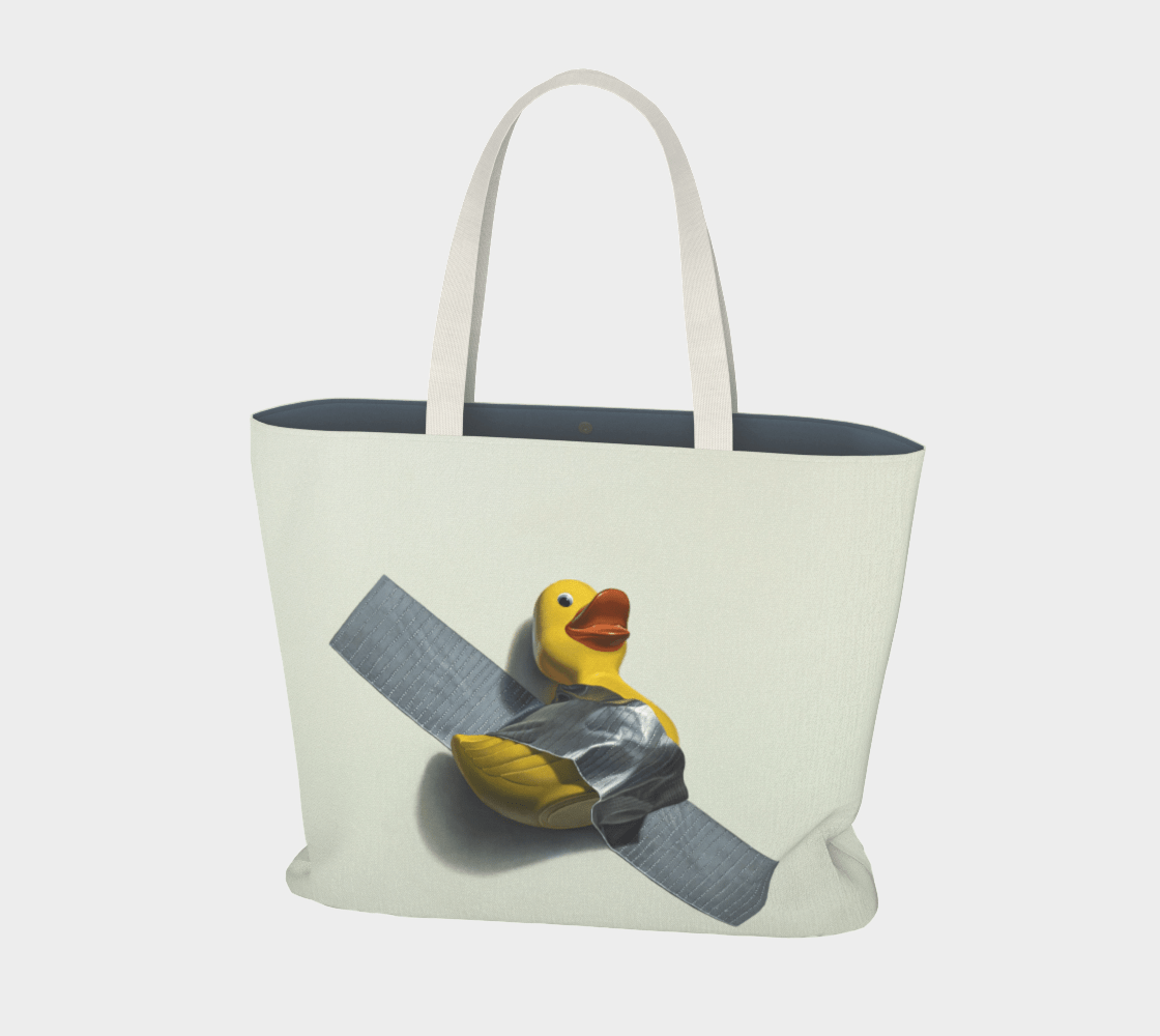 "Duck Taped" Large Tote