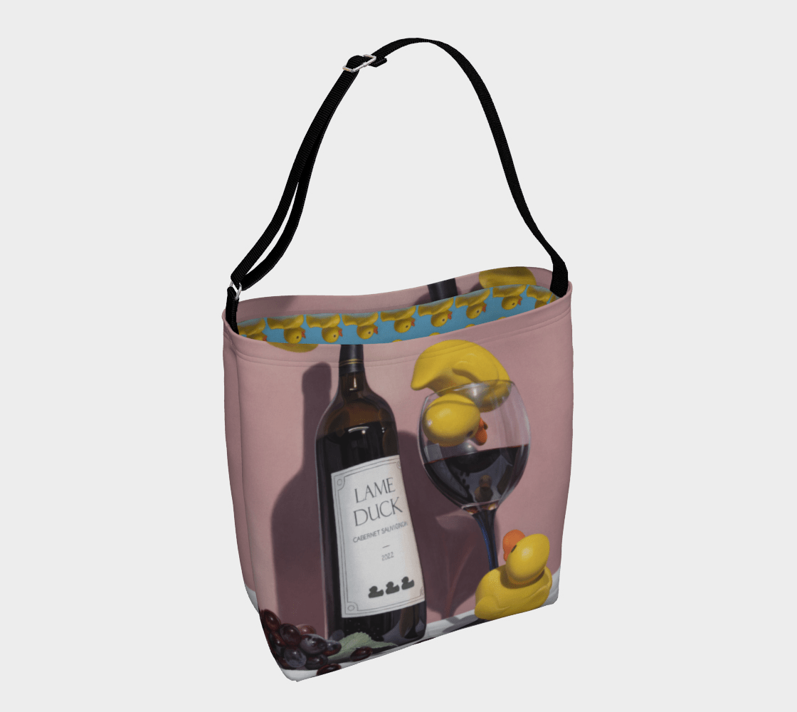 "Quack Open a Bottle" Day Tote