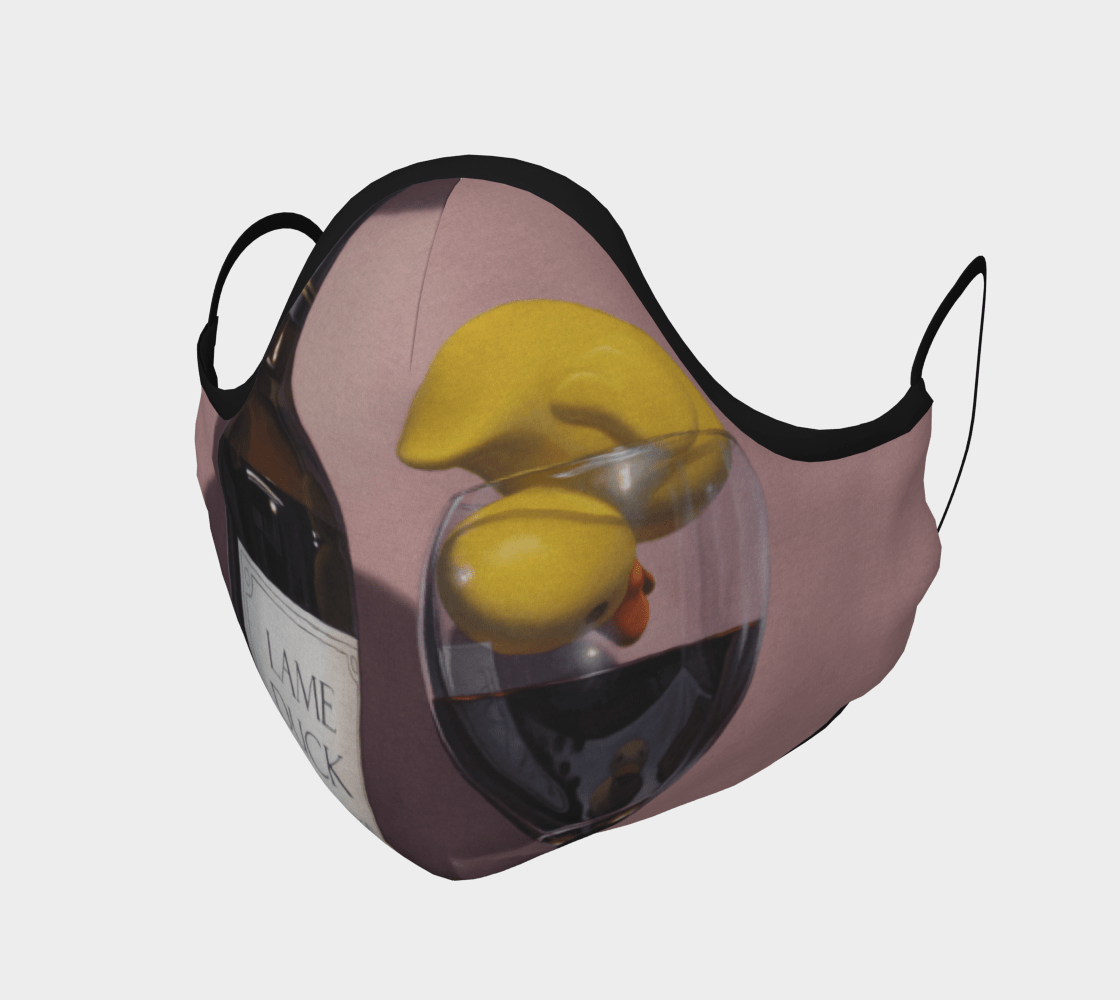 "Quack Open a Bottle" face mask