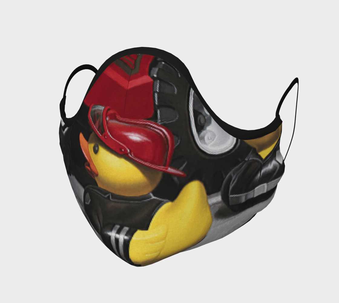 "Fire Quackers" face mask