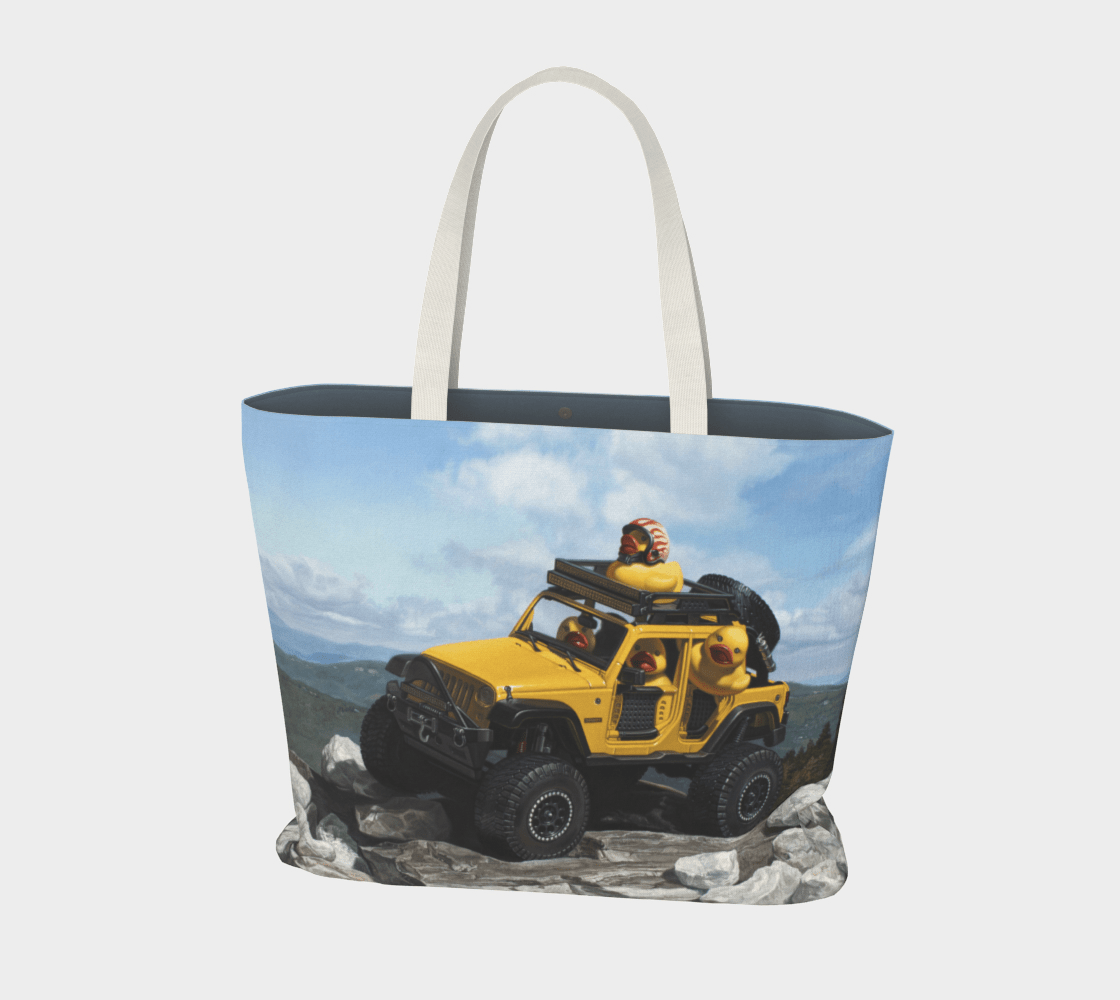 "Keep on Ducking" Large Tote