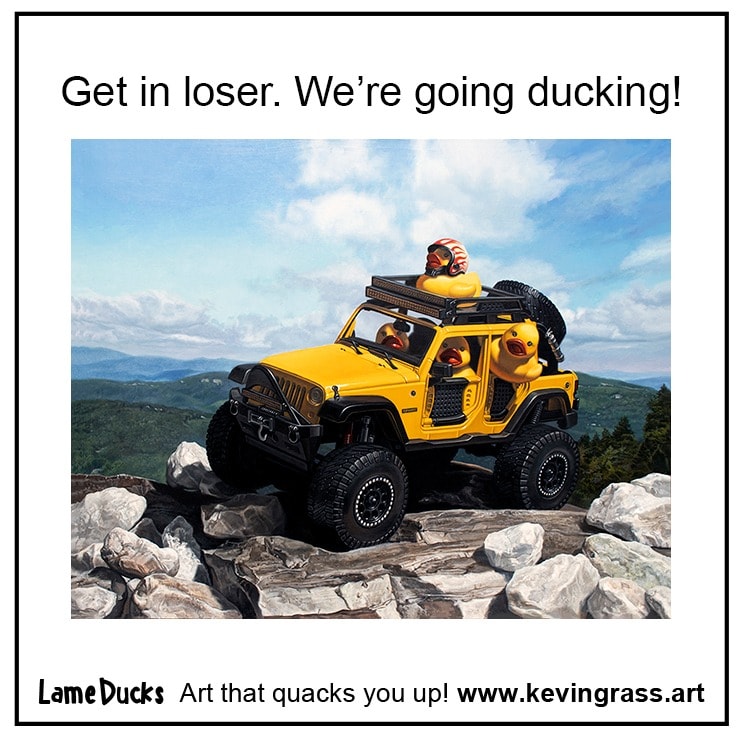 "Keep on Ducking" meme