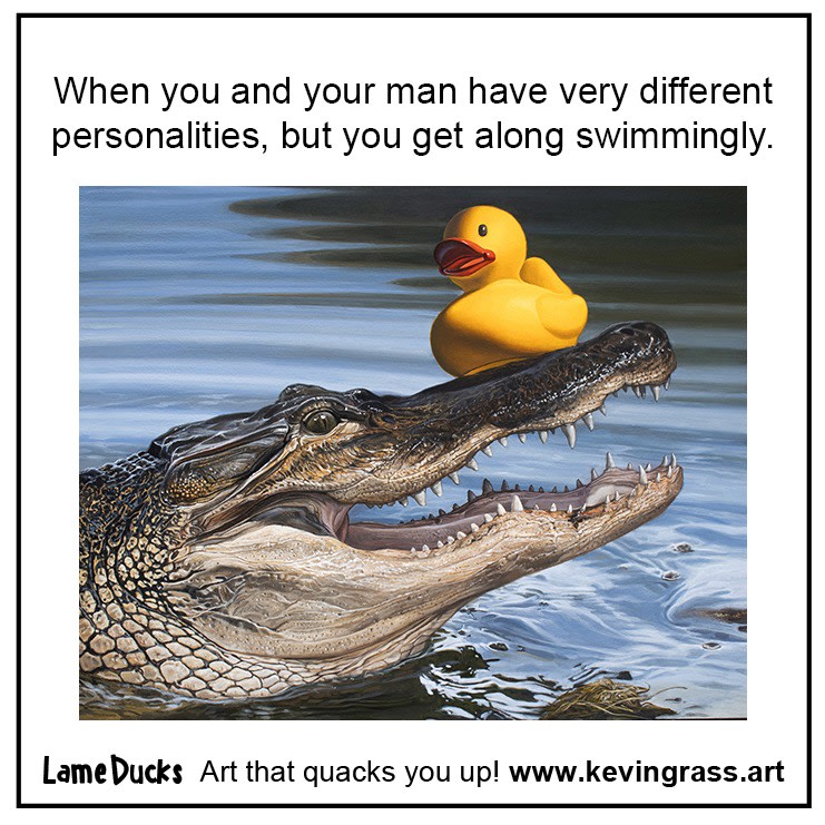 "Sitting Duck" meme