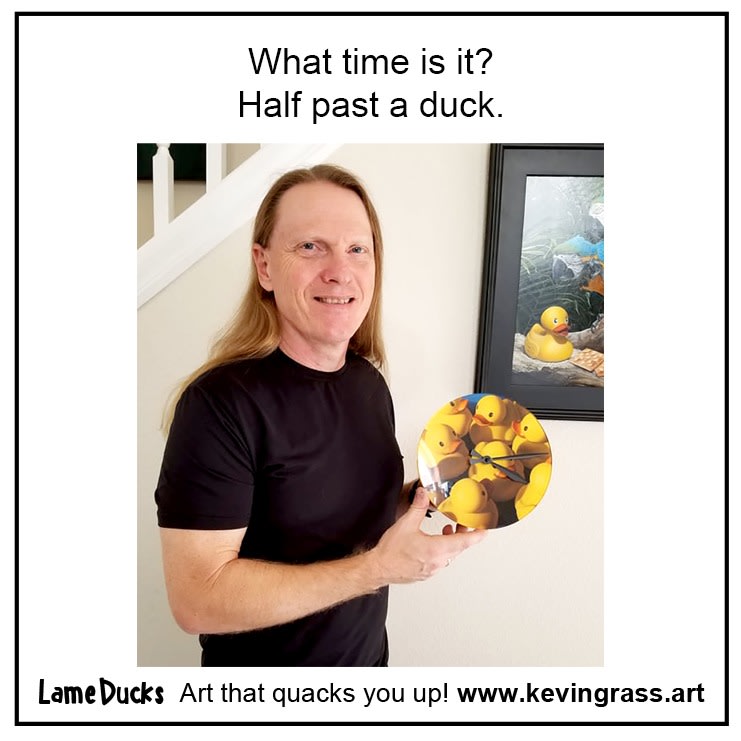 Half past a duck meme