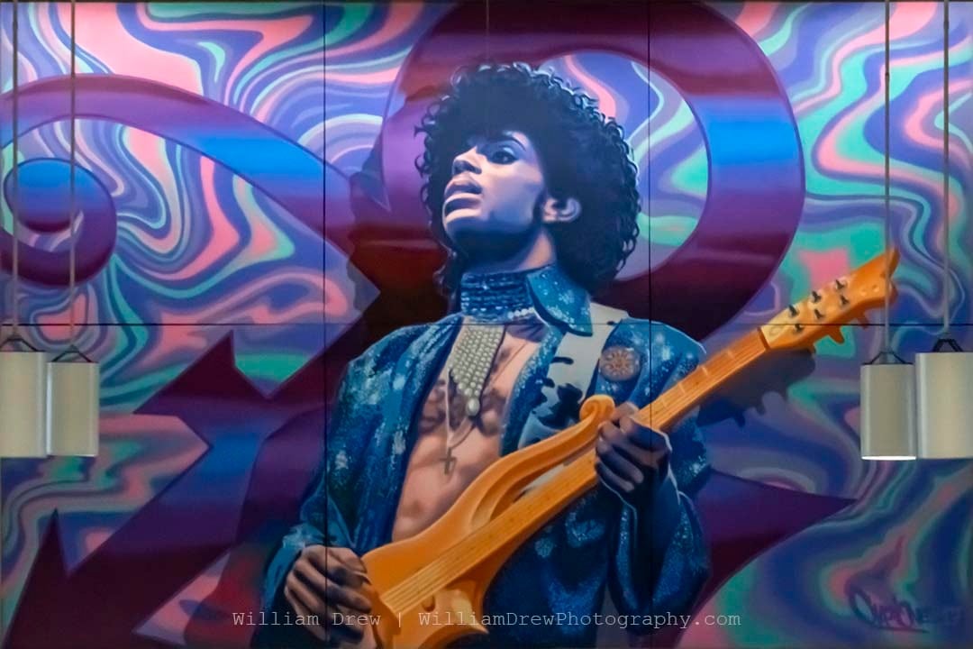 MSP Airport Prince Mural - Prince Merchandise | William Drew Photography