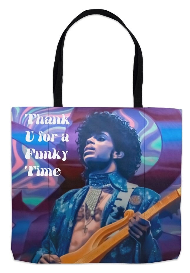 Prince Tote Bag - Thank U for a Funky Time | William Drew Photography