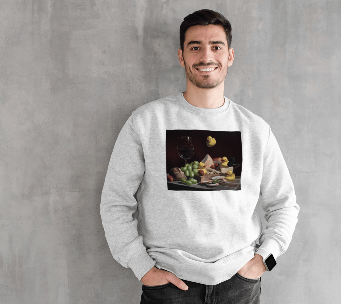 "Cheese and Quackers" sweatshirt