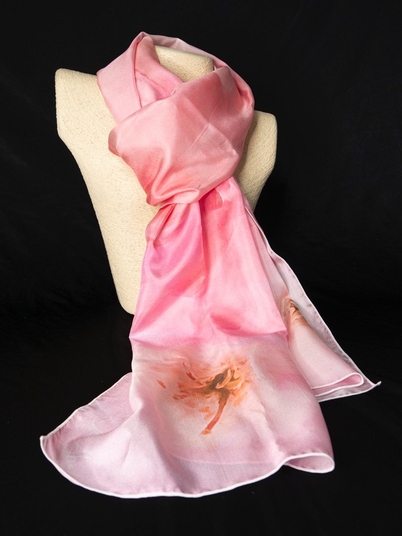 Cherry Blossoms Long Scarf