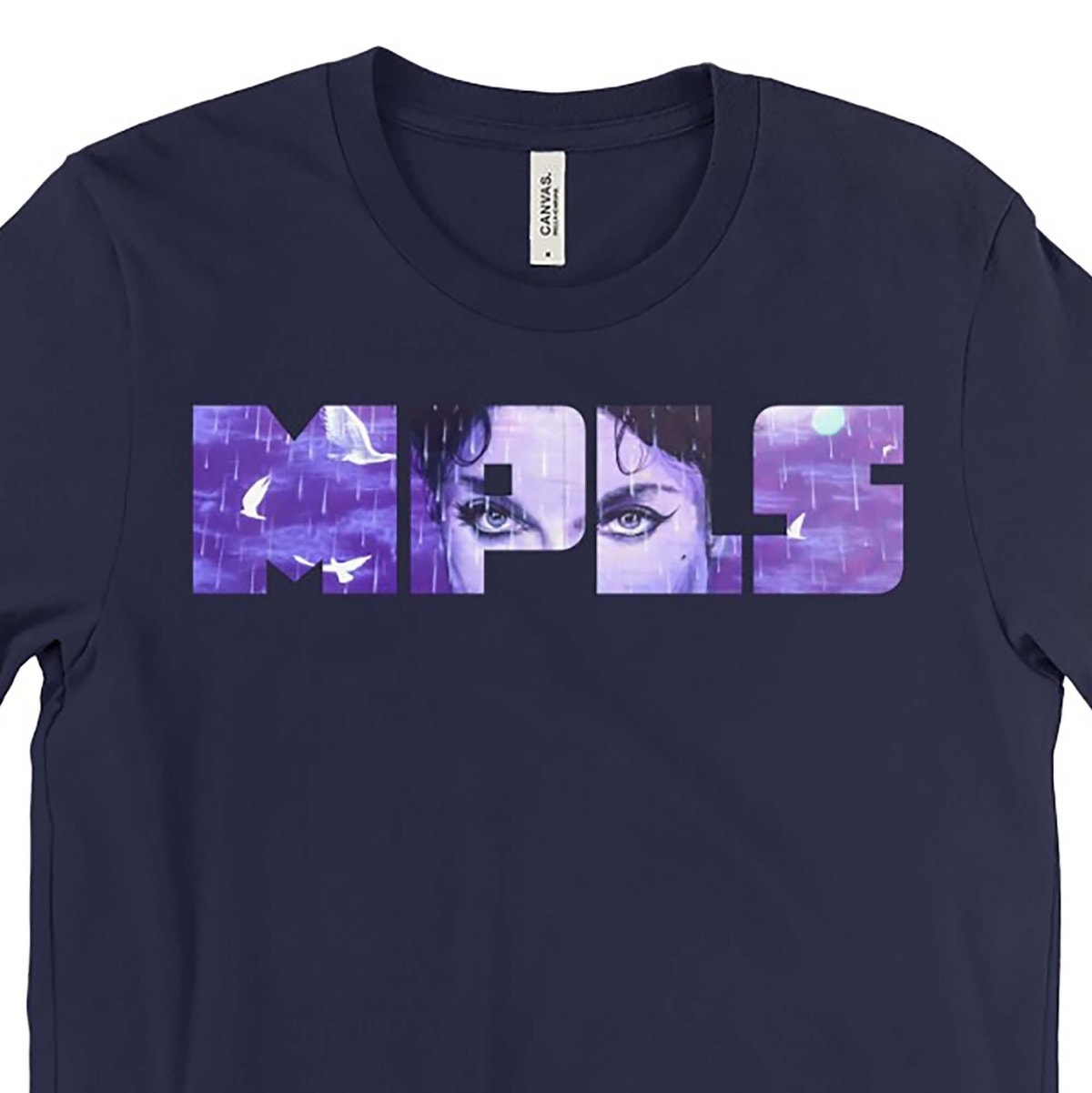 Prince Mural at the Chanhassen Cinema - MPLS T-Shirt | William Drew