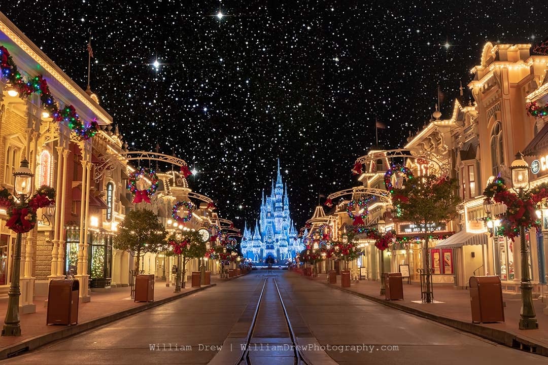 O Holy Night at Walt Disney World - Disney Christmas Photos | William Drew Photography