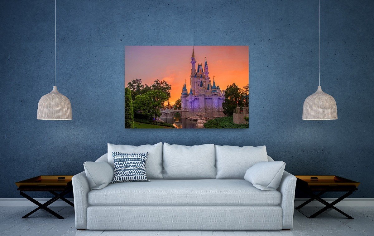Cinderella's Castle Sunset - Disney Fine Art Gallery | William Drew Photography
