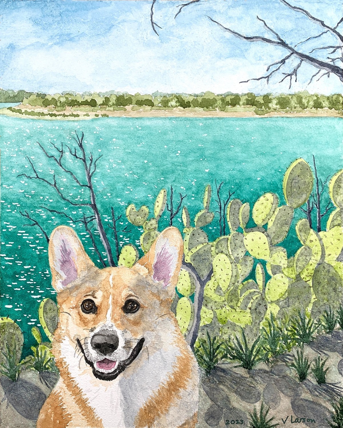  Epic Greeting Cards Single Pembroke Welsh Corgi on