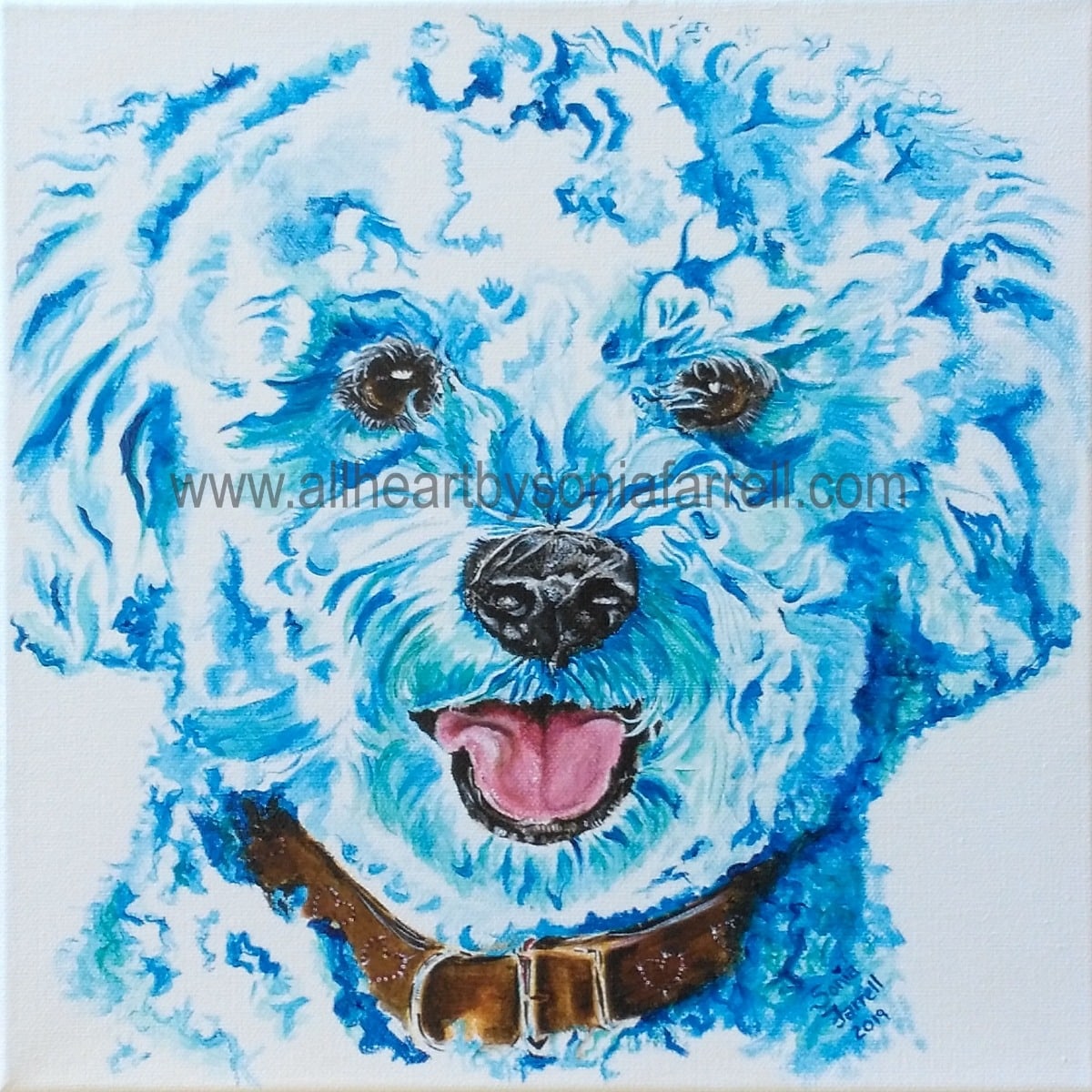 More about having a custom pet portrait painted by Sonia 