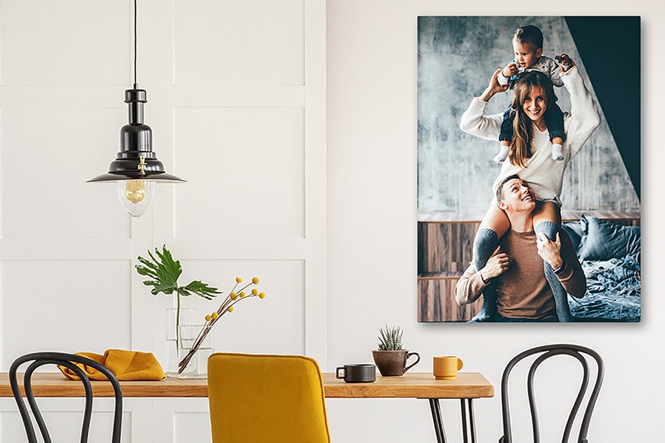 A stunning metal print showcasing intricate details, perfect for gifting to your loved ones.