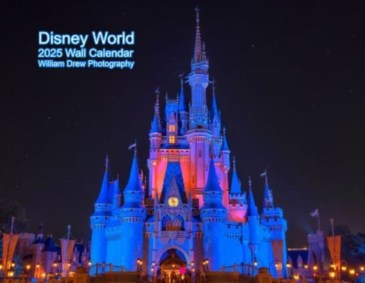 Disney World Wall Calendar 2025