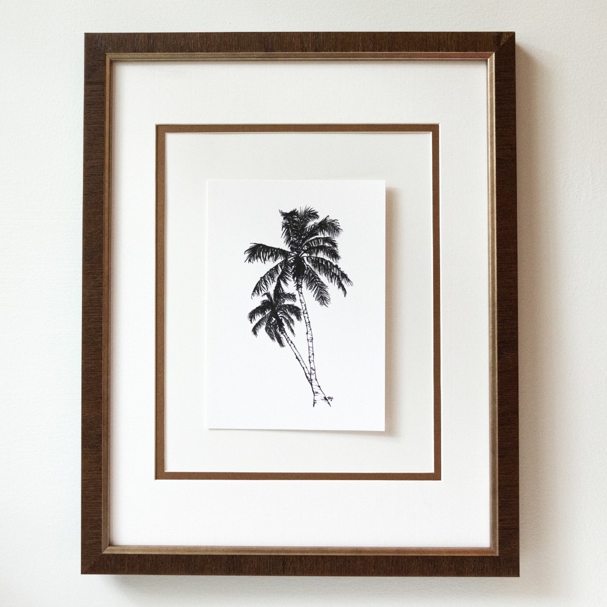 Sister Palms, print