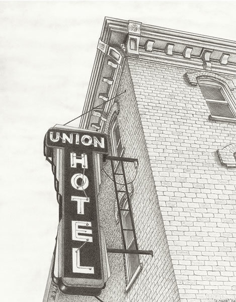 Union hotel sign kc7fvm
