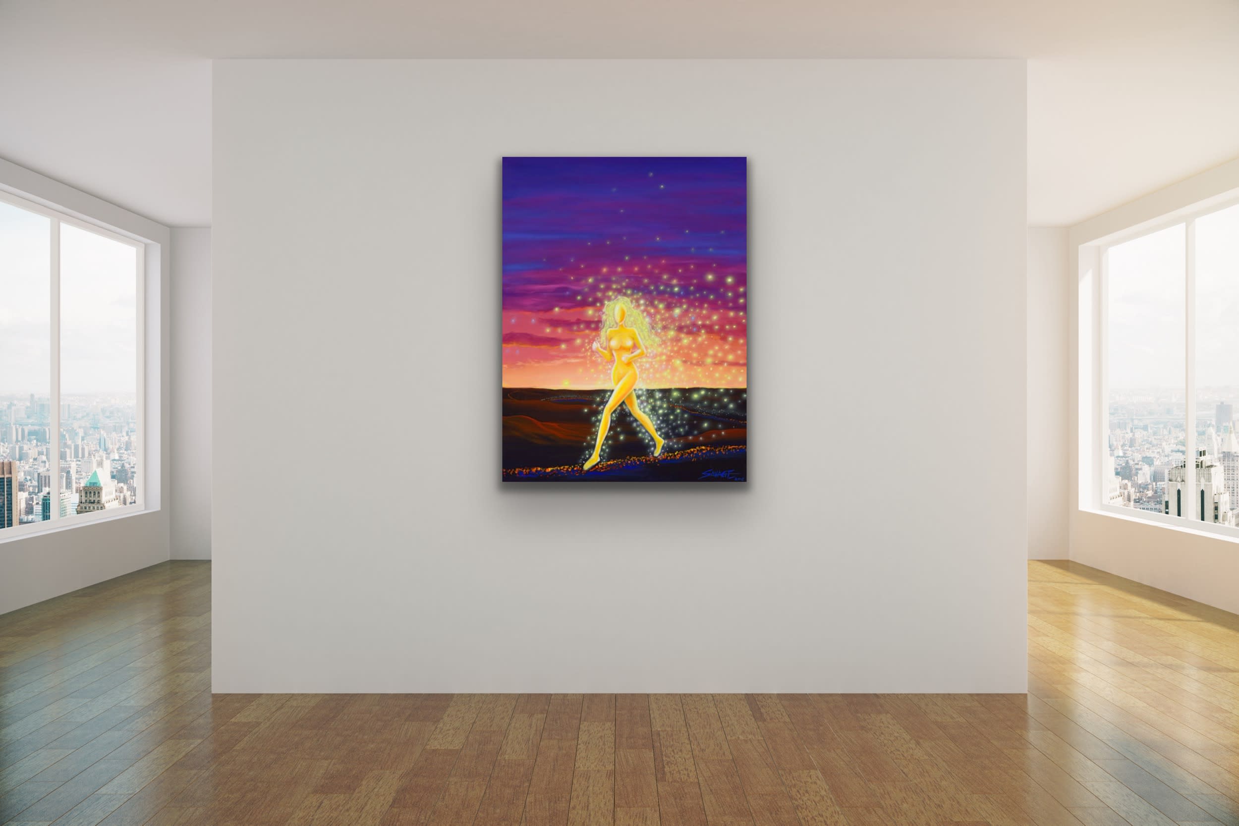 
        <div class='title'>
          Goddess on her Path by Gary Savage
        </div>
       