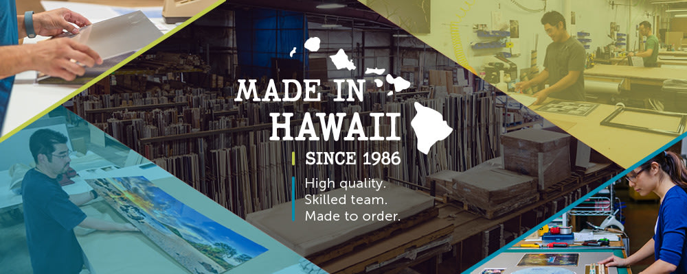 
        <div class='title'>
          Made in Hawaii
        </div>
       
        <div class='description'>
          Pictures Plus: Made in Hawaii, since 1986. High quality, skilled team, made to order.
        </div>
      