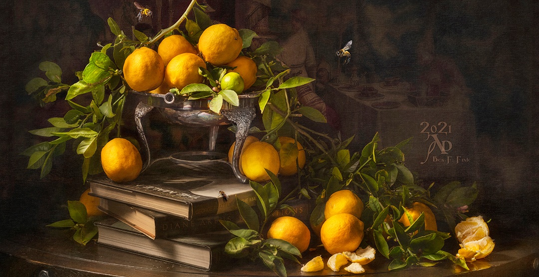 
        <div class='title'>
          Still life with Lemons and Books Limited Edition
        </div>
       