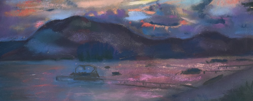 
        <div class='title'>
          Sunset in the Adirondack Mountains
        </div>
       
