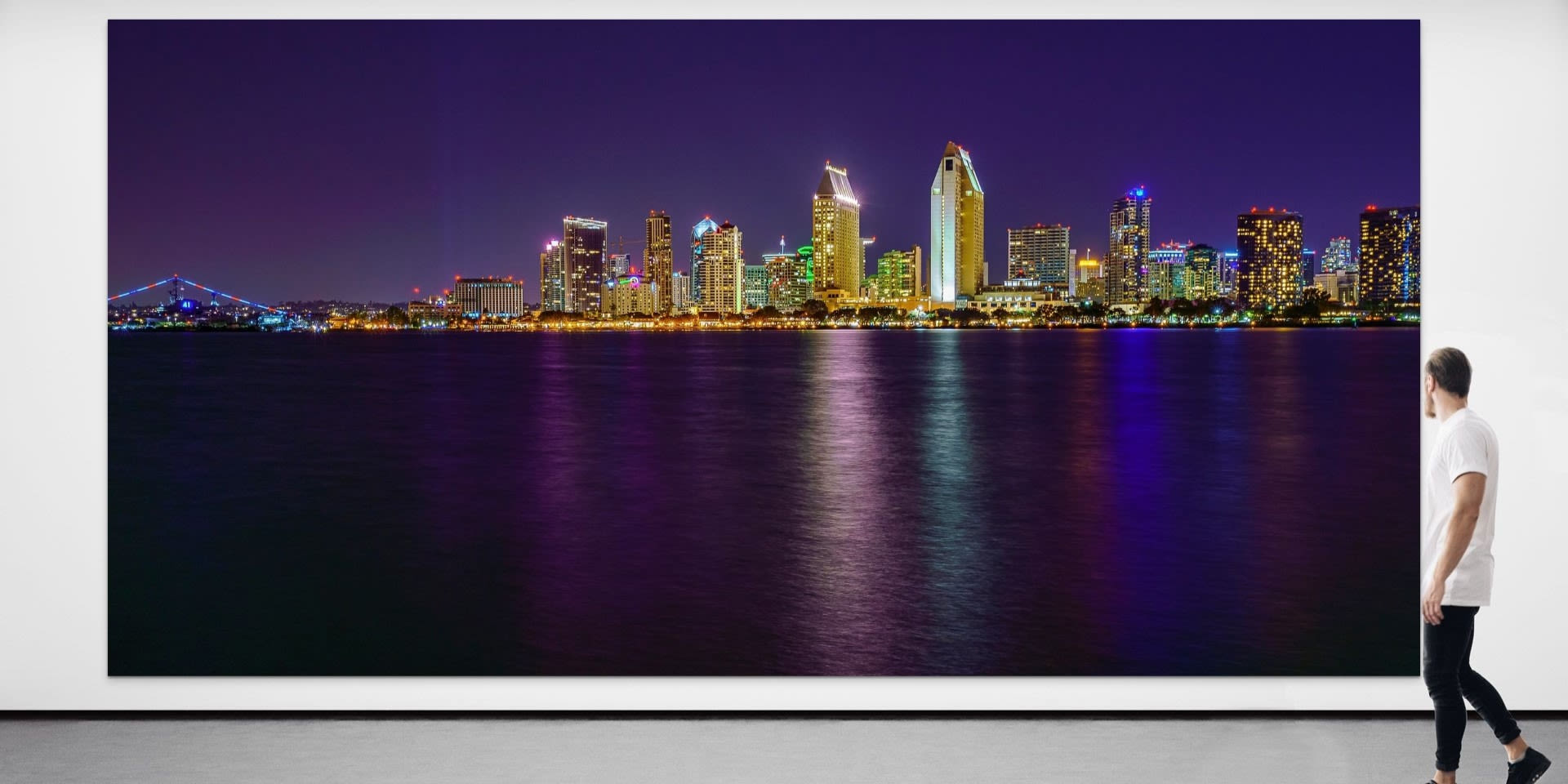 
        <div class='title'>
          San Diego Skyline from Coronado Panorama Fine Art Print by McClean Photography
        </div>
       
        <div class='description'>
          
        </div>
      