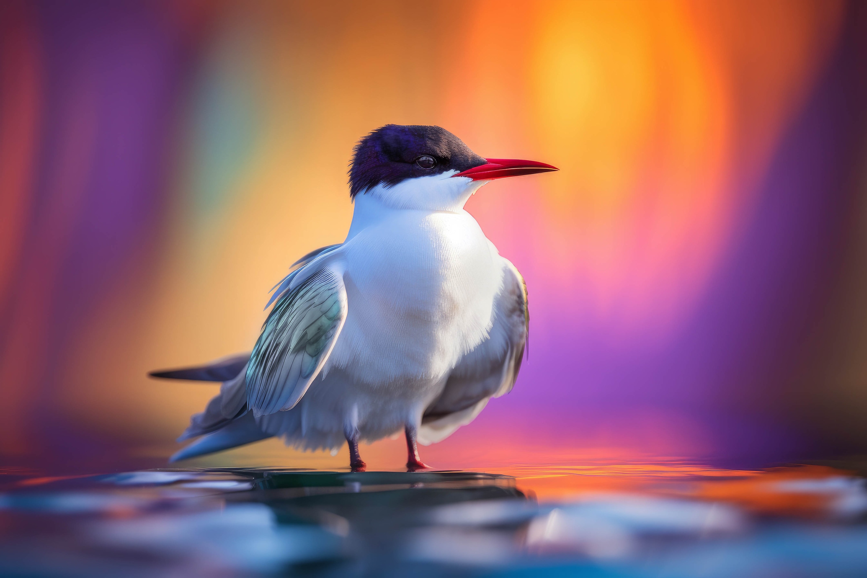 
        <div class='title'>
          beautiful colorful bird art acrtic tern brian gans md
        </div>
       