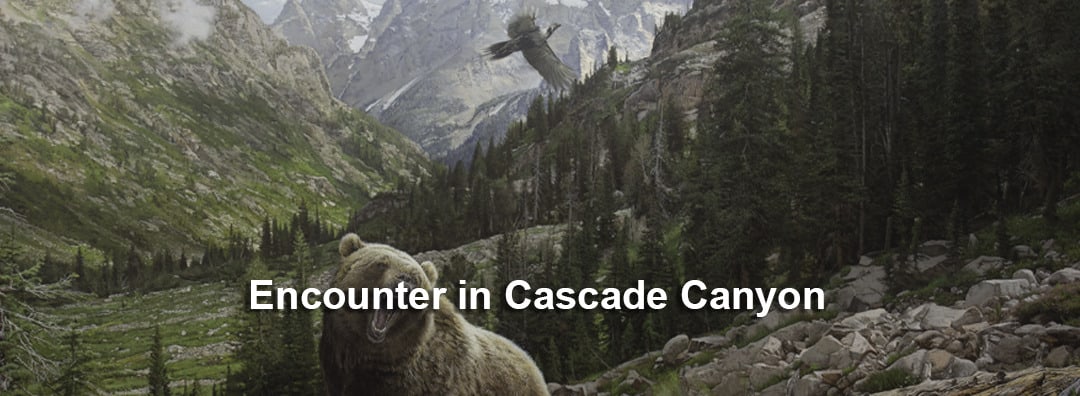 
        <div class='title'>
          Encounter in Cascade Canyon
        </div>
       