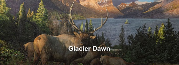 
        <div class='title'>
          Glacier Dawn
        </div>
       