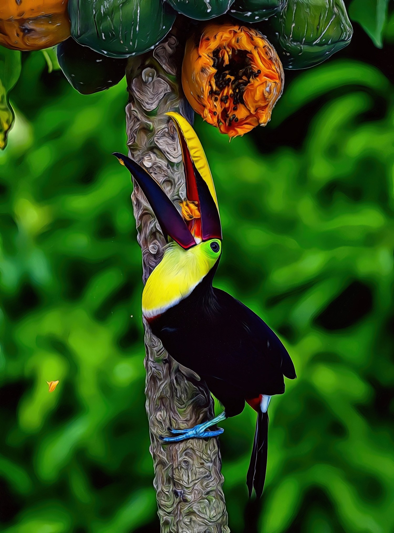 
        <div class='title'>
          AI Digital Painting toucan feeding 7 50% SharpenAI Focus small file
        </div>
       