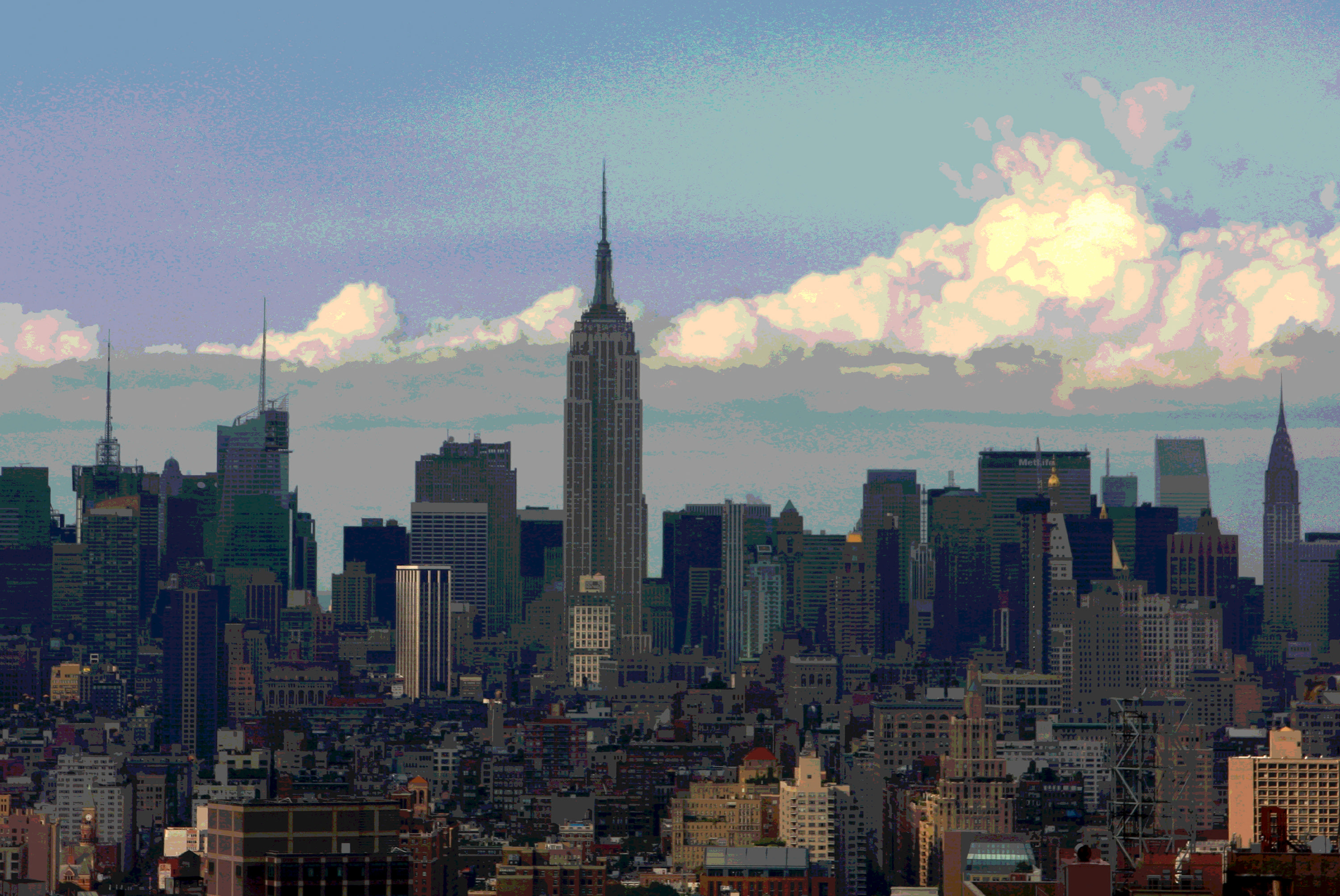 
        <div class='title'>
          New York Skyline from Downtown
        </div>
       