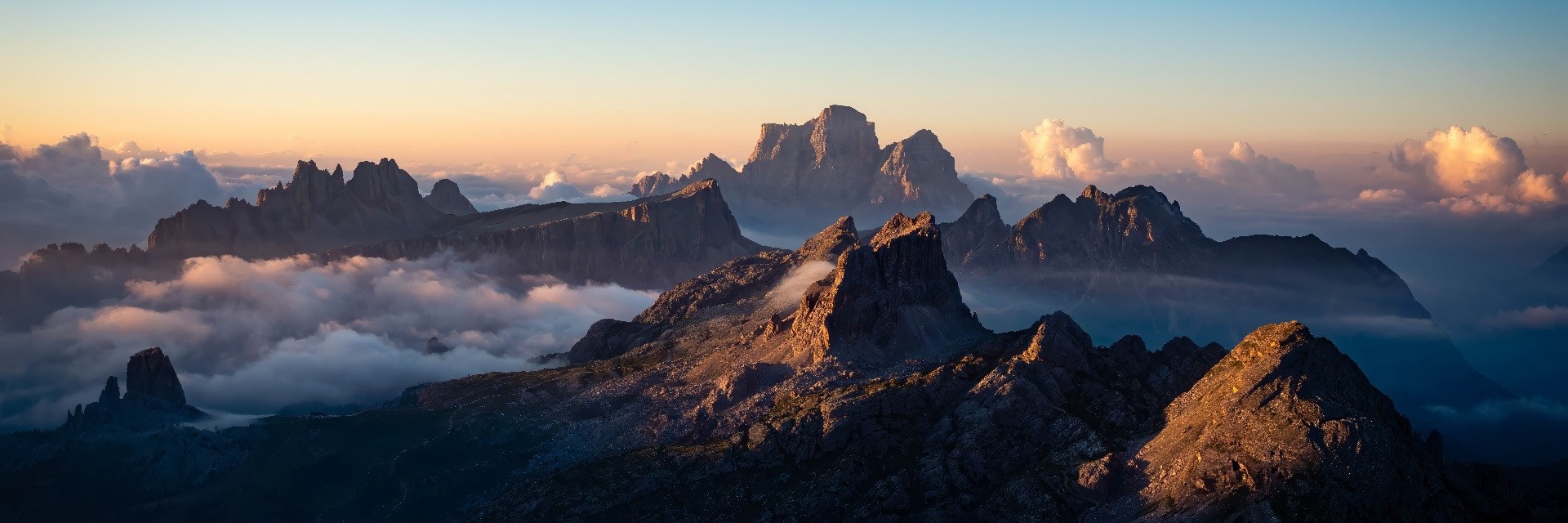 
        <div class='title'>
          Dolomite Sunrise
        </div>
       
        <div class='description'>
          Sunrise as seen from Refugio Lagazuoi in the Dolomites, Cortina D' Ampezzo, Italy. 
        </div>
      