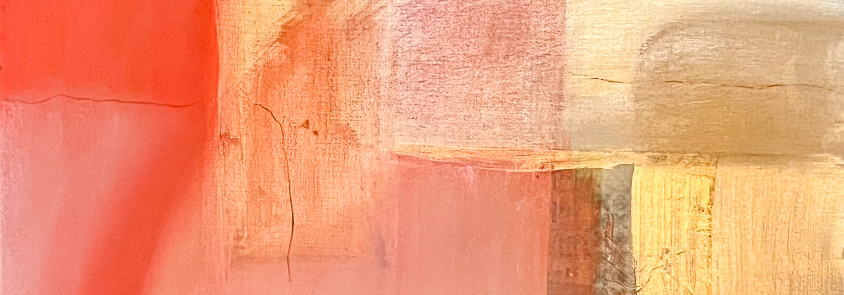 
        <div class='title'>
          Mod Peach billboard image
        </div>
       
        <div class='description'>
          section of acrylic/pastel painting with gold leaf and collage
        </div>
      