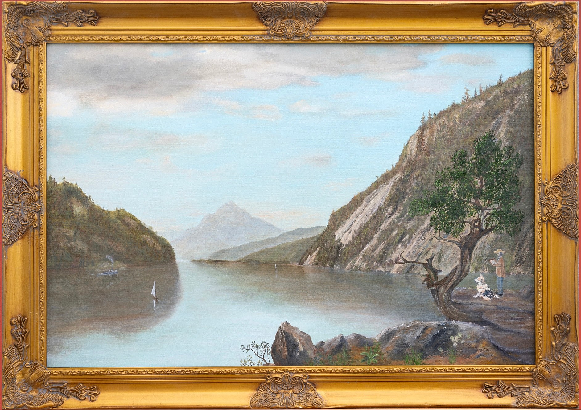 
        <div class='title'>
          Thomas Cole Sketching Lake George
        </div>
       