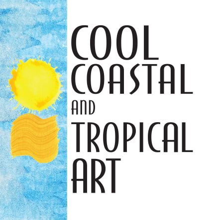 Cool Coastal & Tropical Art