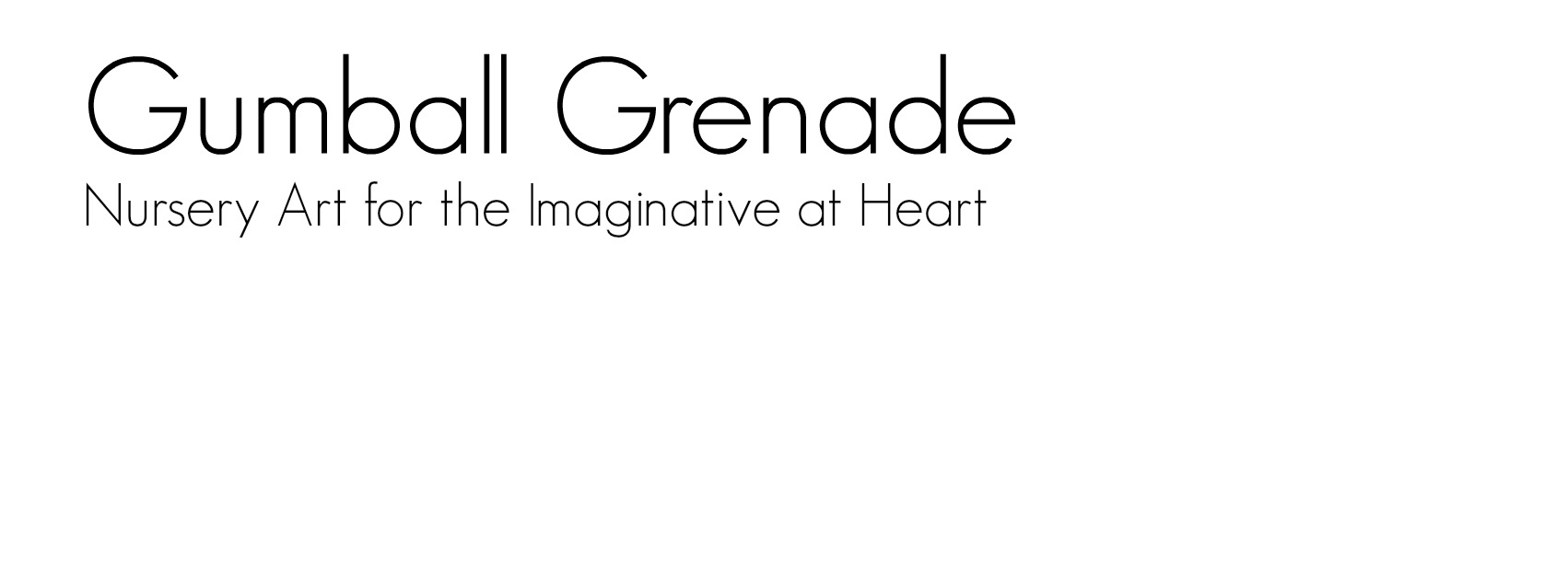 Gumball Grenade Nursery Art