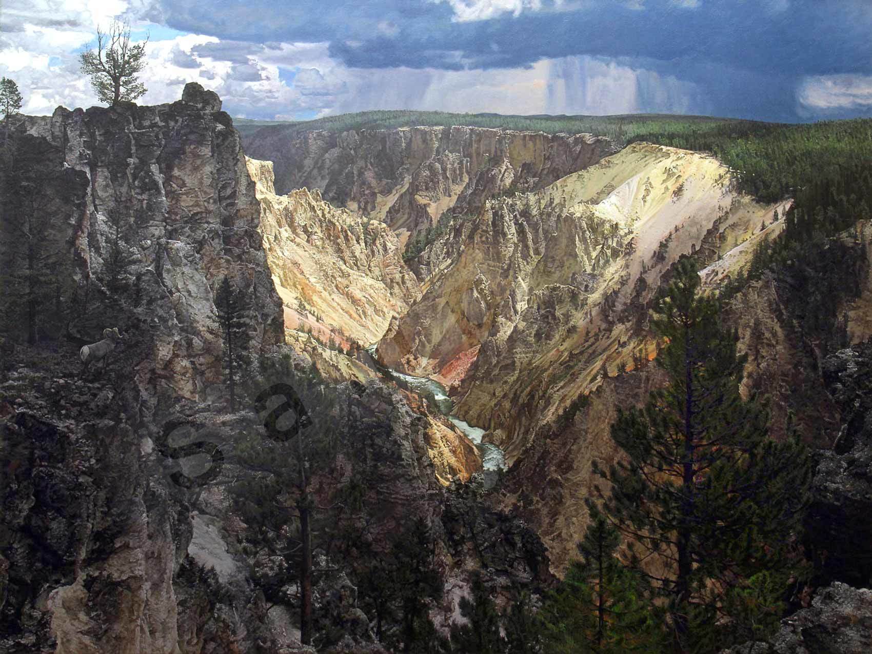 Grand canyon of the yellowstone mopcte