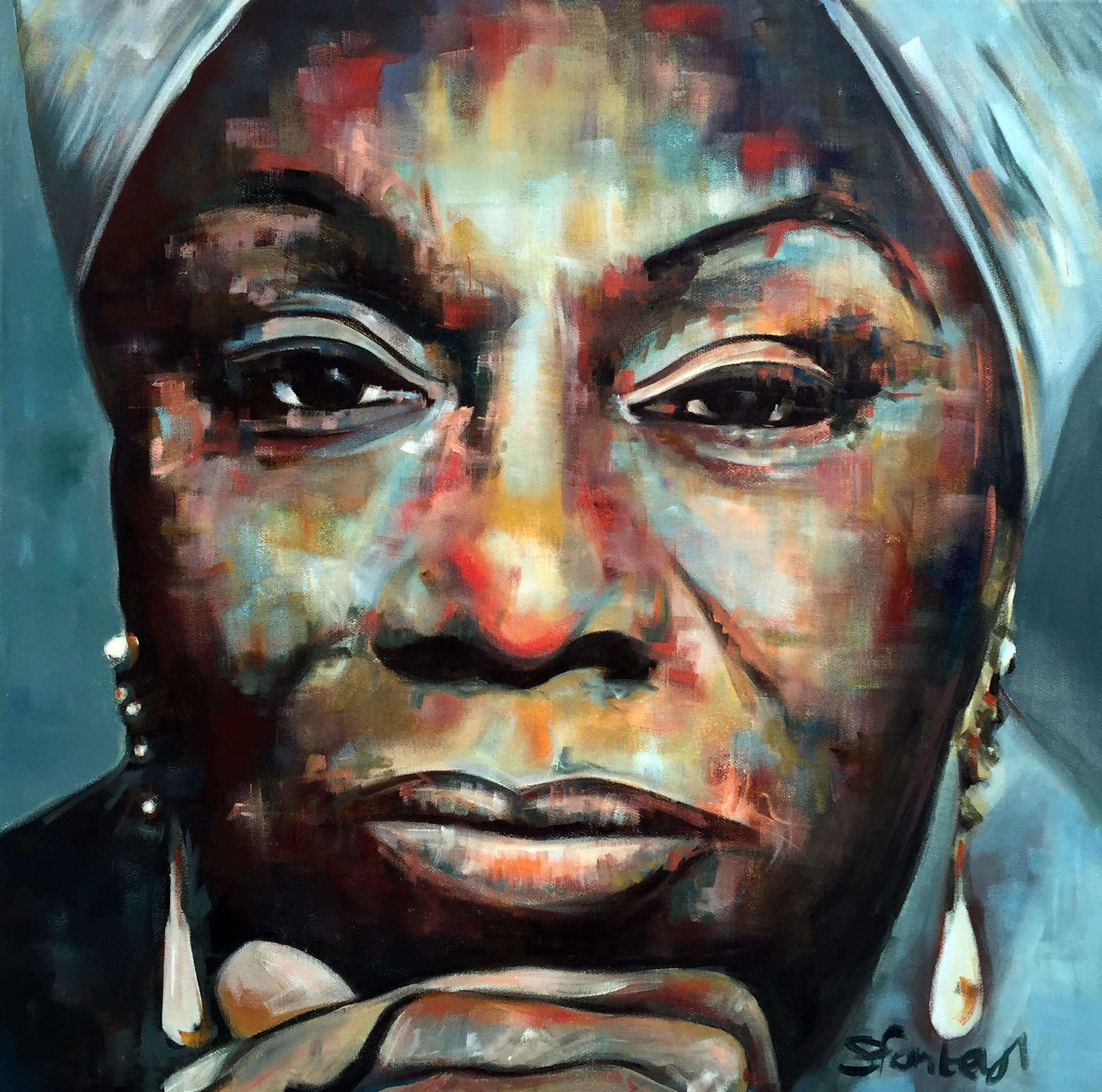 Nina simone by steph viiiok