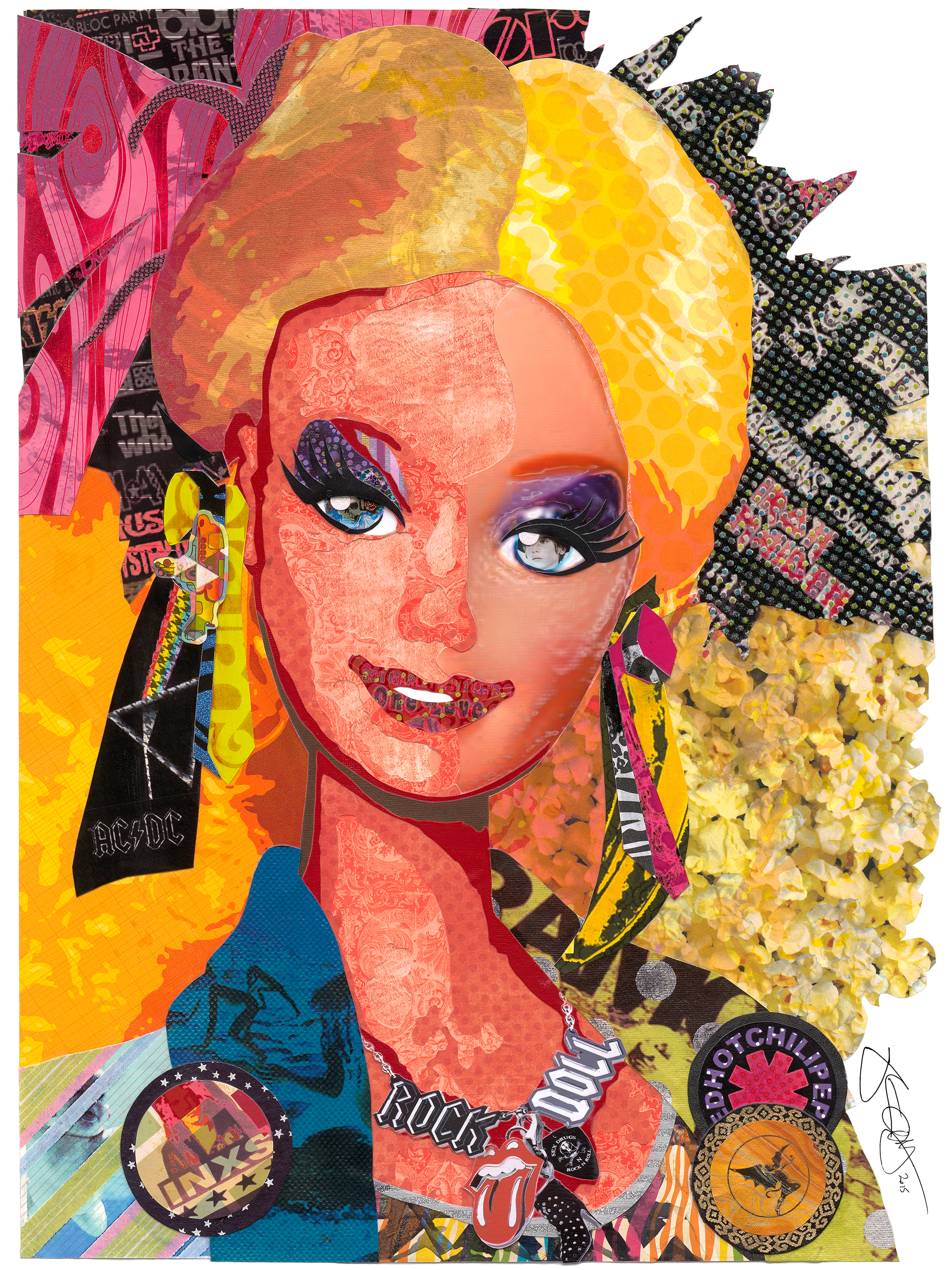 Barbie 12 x 16 signed uv0e9x