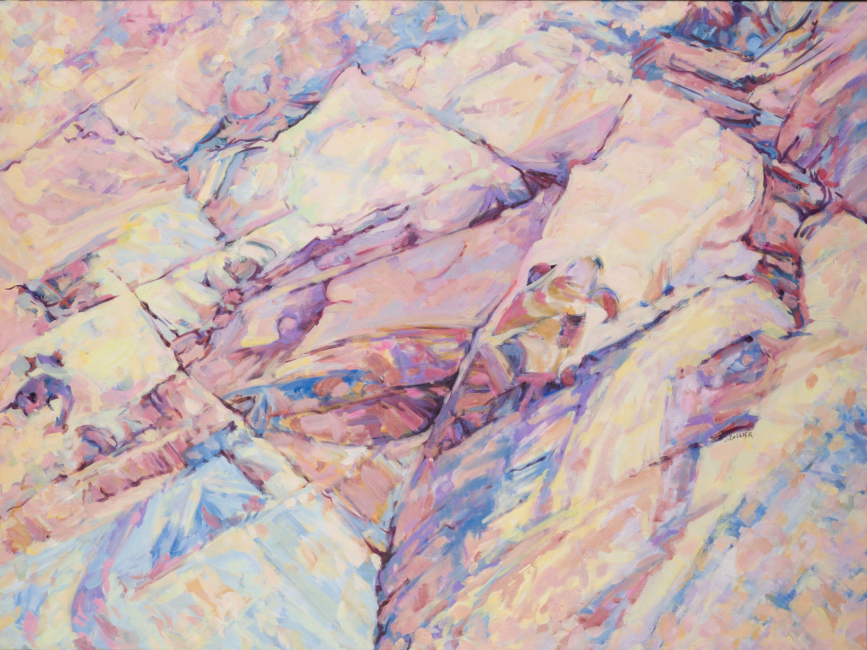 Red rock canyon   pastel cracks in time 3 horiz xttjbx