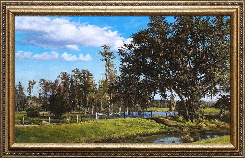 Serene summer oak framed 1000 pixels ixpfbw