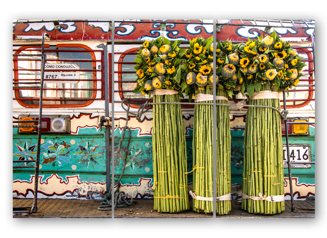 Triptych chiva flowers v8uyto