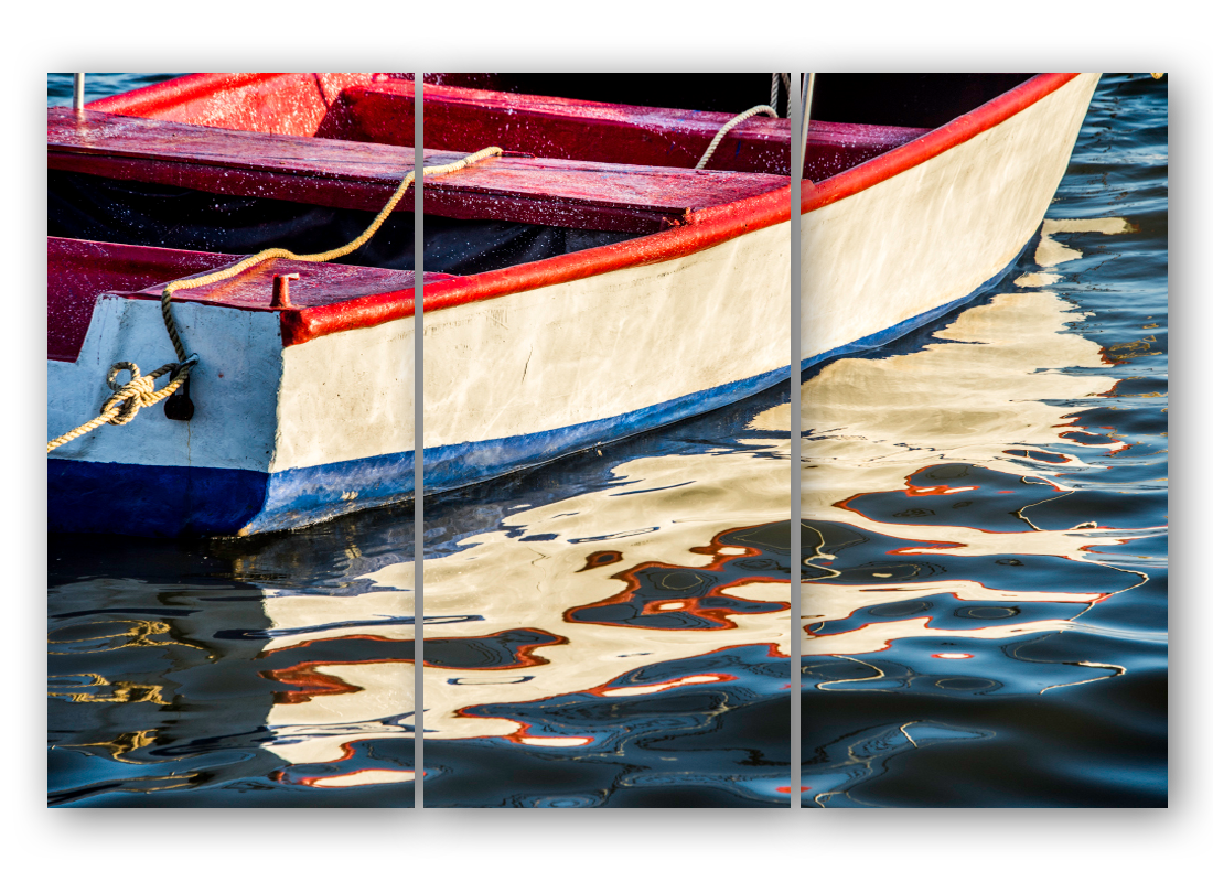 Triptych boat dr fkjrga
