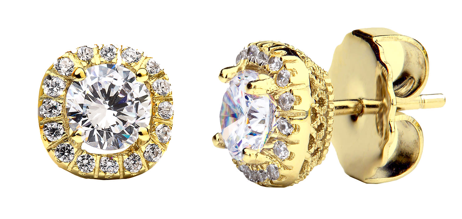 1.5 carat 18 kgp cushion cut stud with ornate side detailing z30192 a 210000000021 uvcjnb