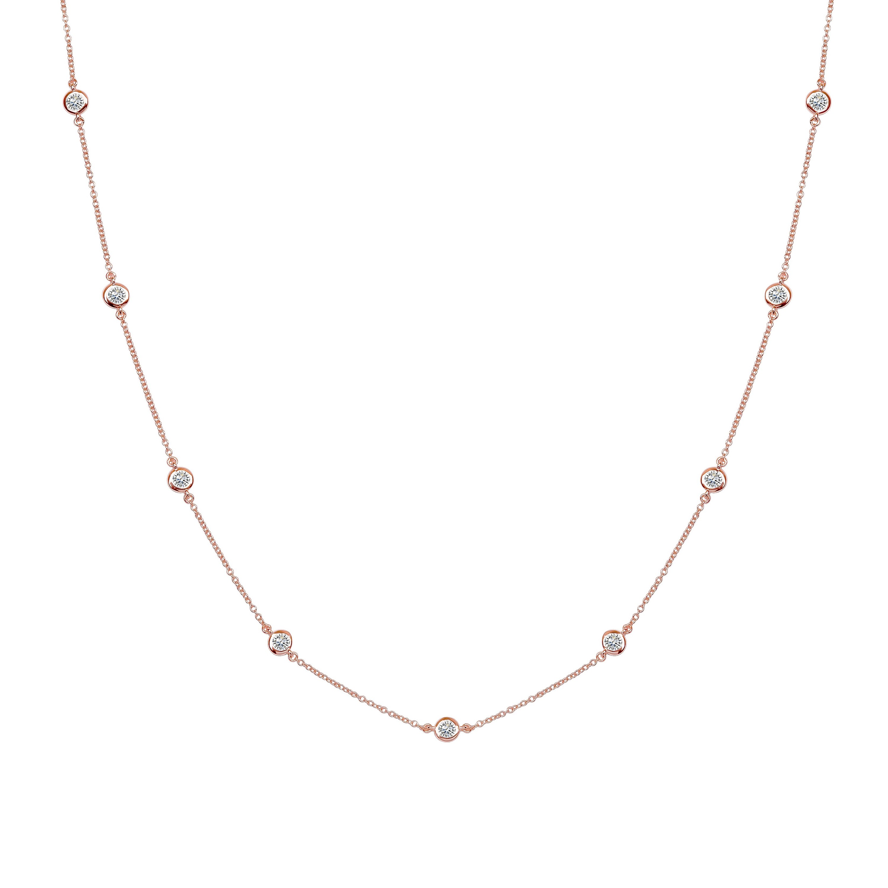 18kgp rosegold regal short floating p1xmda