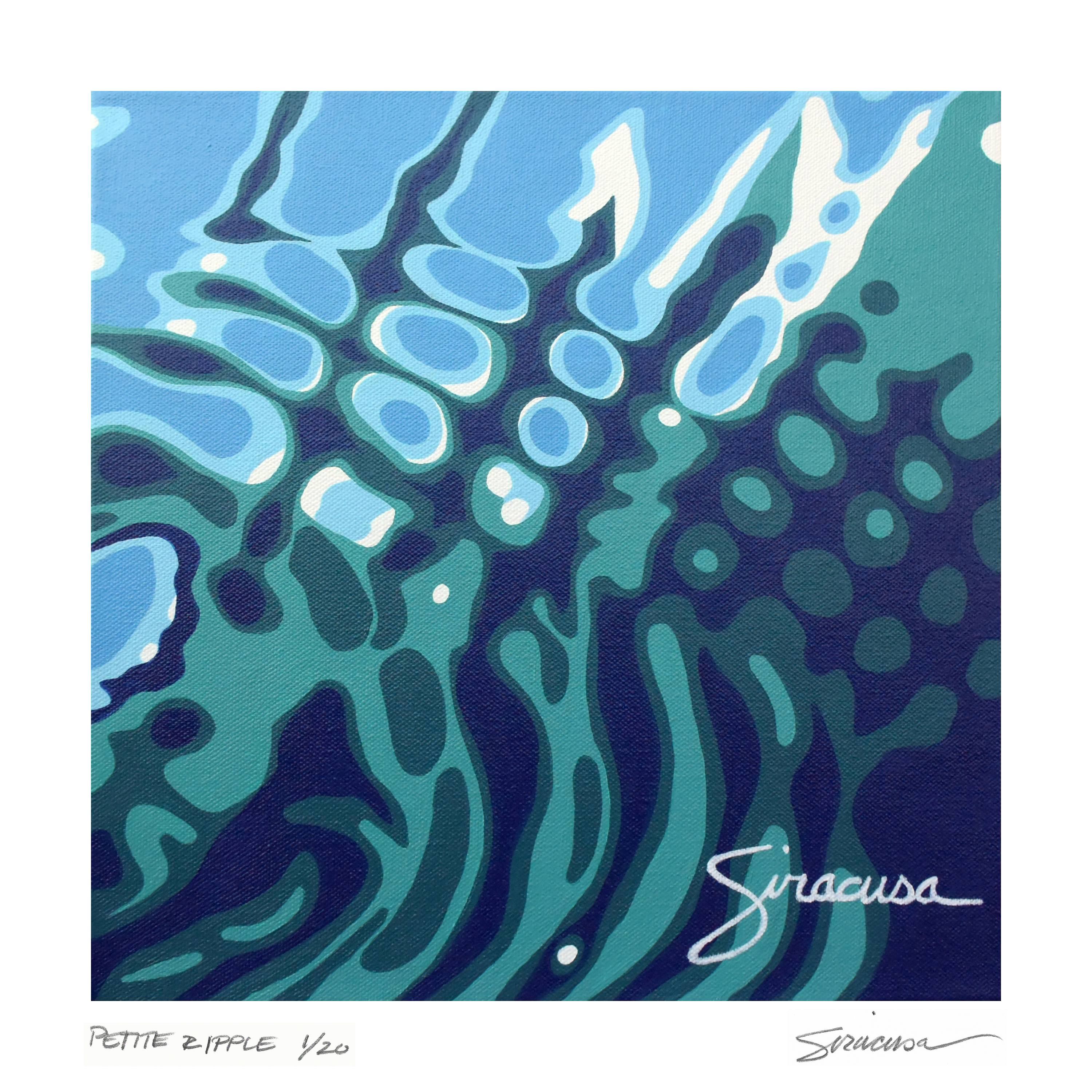 Petite ripple limited edition print yjsrkp